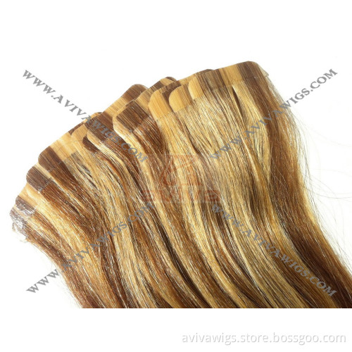 100% Virgin Remy Tape in Human Hair Extension